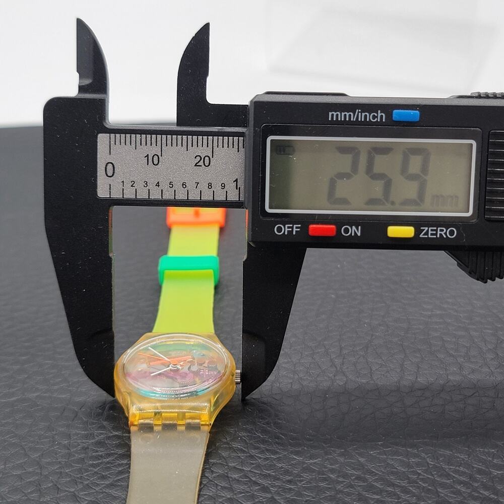 Vintage 1987 Swatch Belvedere Multi-color Quartz Watch Working. - Picture 14 of 15